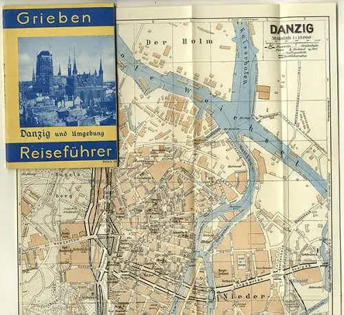 Deutsche Ostgebiete Ostsee Danzig Zoppot Gotenhafen alter Reiseführer 1940