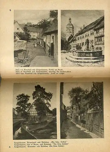Sachsen Anhalt Lutherstadt Eisleben Stadt Geschichte Foto Bildheft 1930