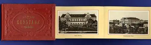 Baden Konstanz Bodensee altes Leporello Bilder Album 1894