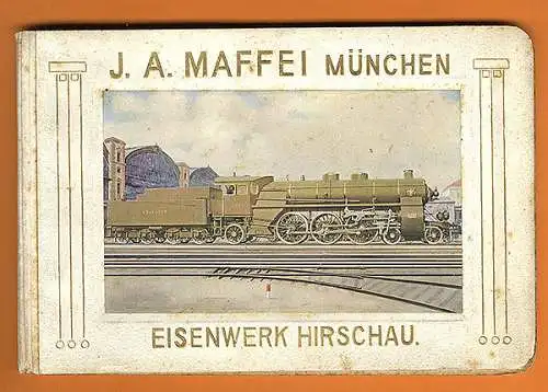 München Hirschau Krauss Maffei Eisenbahn Lokomotiven Modell Katalog 1913