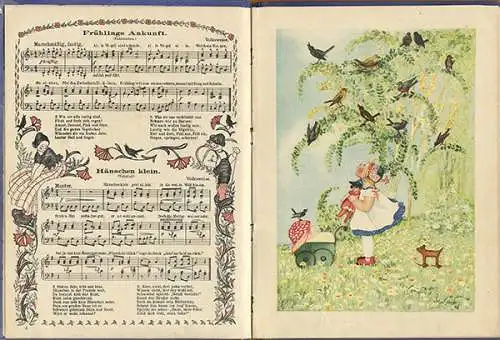 Sing Sang Kinder Lieder Bilderbuch Kunst Grafik Elfriede Musmann 1921