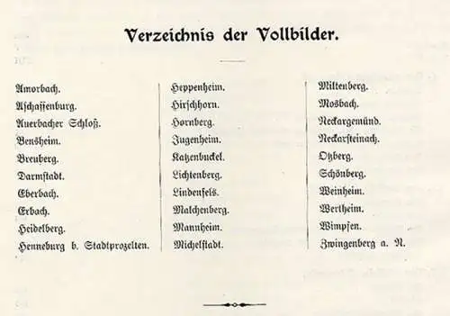 Odenwald Natur Geschichte Heimat Volkskunde Jugendstil Prachtband 1896