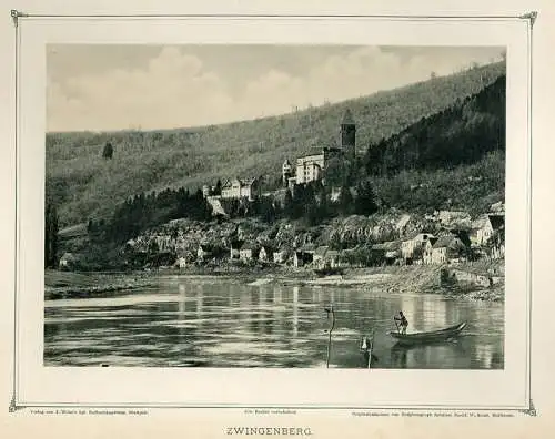 Odenwald Natur Geschichte Heimat Volkskunde Jugendstil Prachtband 1896