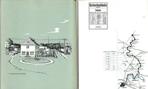 Westerwald Eisenbahn Dehrn Runkel 75 Jahre Kerkerbachbahn Festschrift 1959