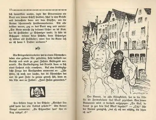 Rhein Westfalen Köln Verse Geschichten in Mundart August Hoursch 1925