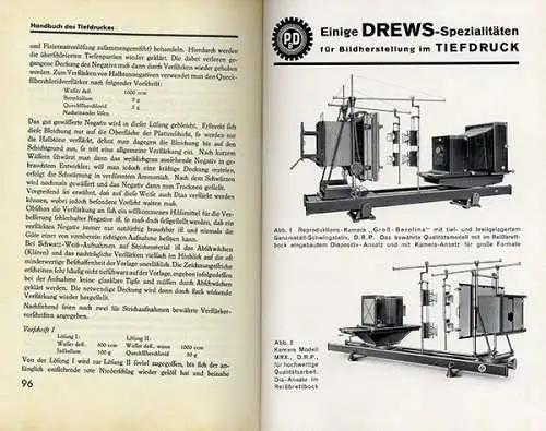 Papier Buch Druck Technik Tiefdruck Arbeit Maschinen Handbuch 1937