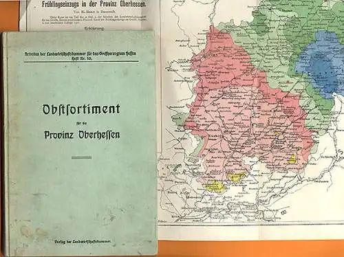 Großherzogtum Hessen Provinz Oberhessen Obst Sorten Pomologie Buch 1911