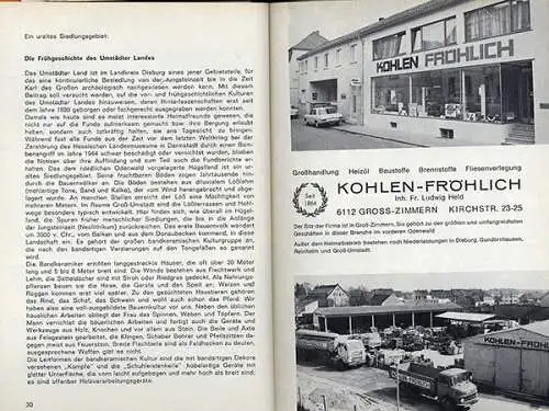 Hessen Kreis Dieburg Umstadt Münster Groß Biberau Geschichte Wirtschaft 1971