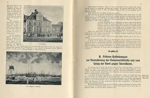 Nordsee Schiffahrt Einweihung Neue Hafenanlagen der Stadt Leer Festschrift 1903