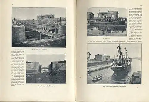 Nordsee Schiffahrt Einweihung Neue Hafenanlagen der Stadt Leer Festschrift 1903