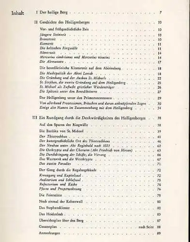 Baden Heidelberg Heiliger Berg Kloster Ruine Heiligenberg Geschichte Buch 1964