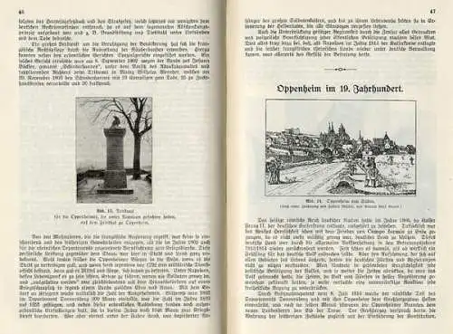 Rheinhessen Stadt Oppenheim Geschichte Mittelalter Chronik Heimatbuch 1925