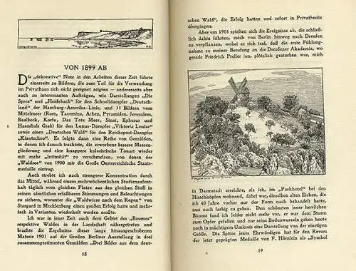 Dresden Malerei Jugendstil Eugen Bracht 70. Geburtstag Katalog Festschrift 1912