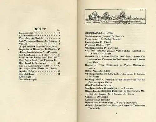 Dresden Malerei Jugendstil Eugen Bracht 70. Geburtstag Katalog Festschrift 1912