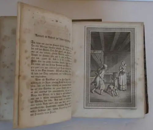 Hamburg Literatur Wandsbecker Bote Matthias Claudius Werke 8 Bände Kupfer 1844