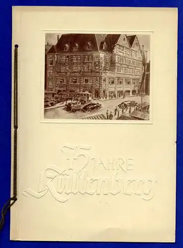 Rhein Westfalen Essen 75 Jahre Fotogeschäft Küllenberg  Festschrift 1939