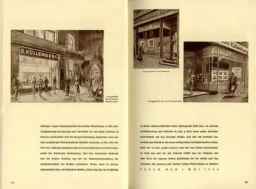 Rhein Westfalen Essen 75 Jahre Fotogeschäft Küllenberg  Festschrift 1939