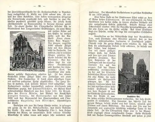 Sachsen Anhalt Harz Tangermünde Stadt Geschichte Umgebung alter Reiseführer 1904