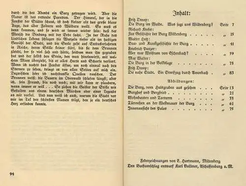 Bayern Odenwald Kirchzell Mittelalter Geschichte Gralsburg Wildenberg Buch 1936