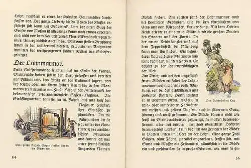 Hessen Limburg Runkel Diez Weilburg Wetzlar Lahn Heimatkunde Buch 1941