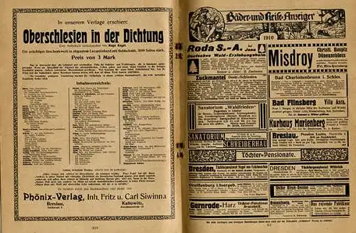 Schlesien Breslau Kultur Kunst Architektur Heimatkunde Zeitschrift 1910