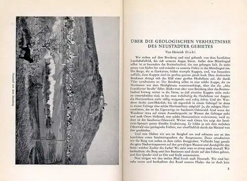 Hessen Odenwald Neustadt Breuberg Geschichte Chronik Heimatbuch 1953