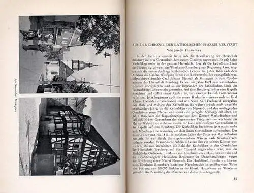 Hessen Odenwald Neustadt Breuberg Geschichte Chronik Heimatbuch 1953