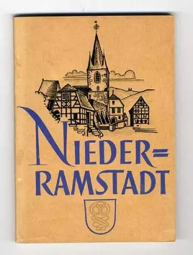 Hessen Darmstadt 750 Jahre Nieder Ramstadt Geschichte Chronik Festschrift 1950 