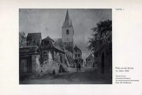 Hessen Darmstadt 750 Jahre Nieder Ramstadt Geschichte Chronik Festschrift 1950 