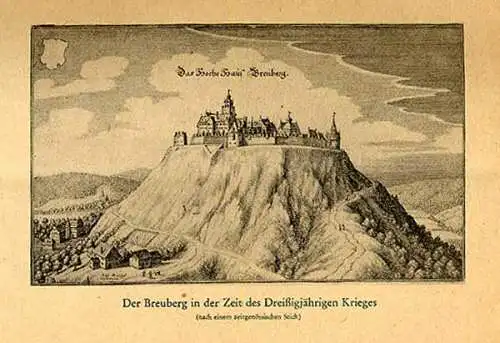 Hessen Odenwald Mittelalter Burg Breuberg Architektur Geschichte Führer 1951