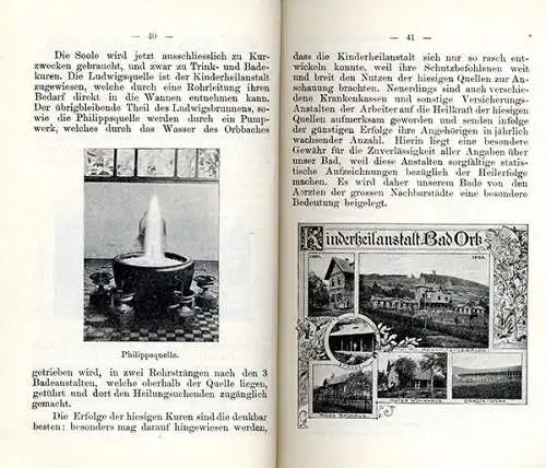 Hessen Spessart Main Kinzig Bad Orb Geschichte Chronik Reiseführer 1901