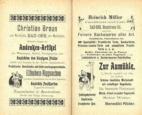 Hessen Spessart Main Kinzig Bad Orb Geschichte Chronik Reiseführer 1901