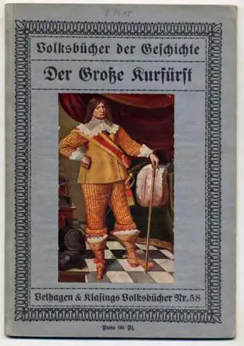 Adel Brandenburg Preußen Politik Geschichte Große Kurfürst Buch 1910