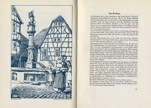 Hessen Odenwald Michelstadt Mittelalter Stadt Geschichte Buch 1950