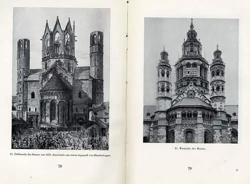 Rheinland Pfalz Mainz Kirche Dom Architektur Geschichte Baukunst Führer 1927