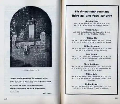 Hessen Odenwald Lautertal Geschichte Chronik von Reichenbach Buch 1936