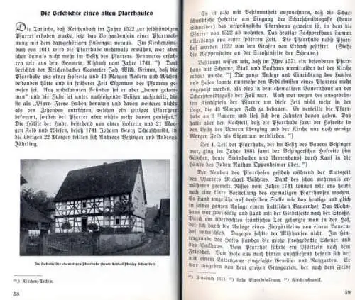 Hessen Odenwald Lautertal Geschichte Chronik von Reichenbach Buch 1936