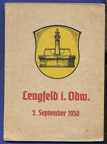 Hessen Groß Umstadt Otzberg Lengfeld Wasserleitung Chronik Festschrift 1950