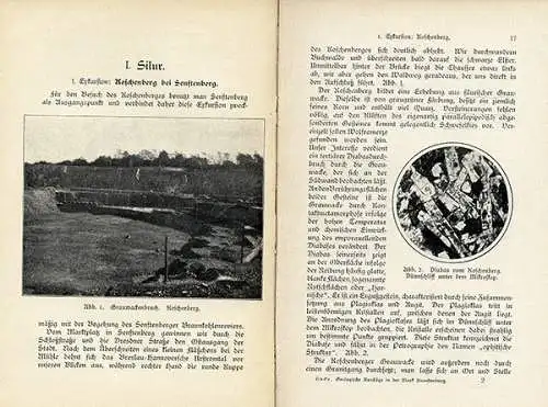 Brandenburg Spremberg Velten Nauen Morphologie Geologie Erdgeschichte Buch 1911