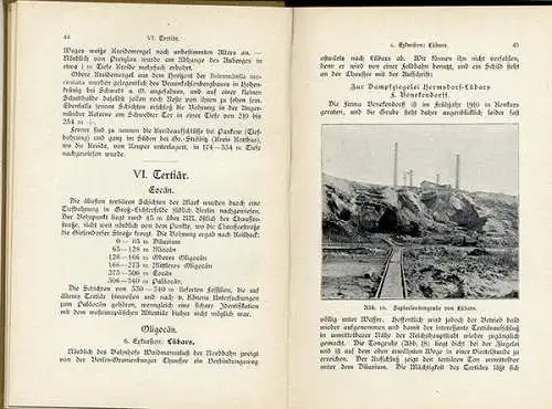 Brandenburg Spremberg Velten Nauen Morphologie Geologie Erdgeschichte Buch 1911