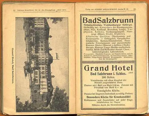 Schlesien Riesengebirge Hirschberg Warmbrunn Rochlitz Reiseführer 1914