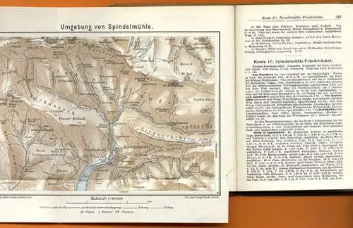 Schlesien Riesengebirge Hirschberg Warmbrunn Rochlitz Reiseführer 1914