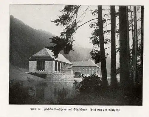 Baden Schwarzwald Forbach Murg Schwarzenbach Wasserkraftwerk Buch 1920