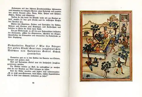 Belgien Flandern Herr Halewijn Mittelalter Sage Ritter Epos Buch 1924