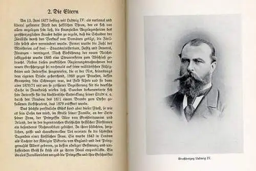 Adel Hessen Darmstadt Großherzog Ernst Ludwig Biografie und Gedenkbuch Buch 1938