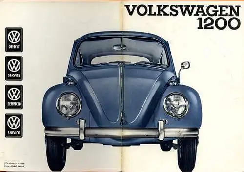 Volkswagen VW Käfer Technik Betrieb Motor Bremsen Licht Betriebsanleitung 1964