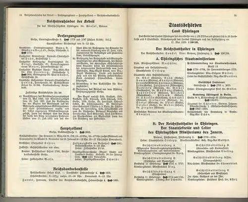 Thüringen Handel Wirtschaft Einwohner Adressbuch Gotha mit Siebleben 1940