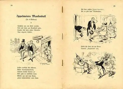 Rob und Bert Vagabunden Streiche Wilhelm Busch Bilderbuch Comic Art 1925