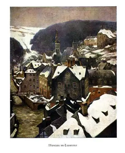 Kunst Malerei Eifel Jahreszeiten Bilder Fritz von Wille Buch 1908