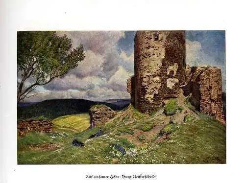 Kunst Malerei Eifel Jahreszeiten Bilder Fritz von Wille Buch 1908